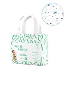 Подгузники Kim&Kimmy, размер NB - до 5кг, 32шт